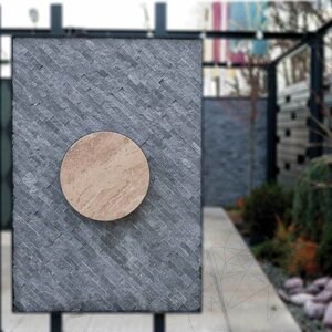 Panel Catania Black Marble 15 x 60cm