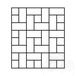 Slate Multicoloured Noisette Natur, 60 x 30 x 1 cm