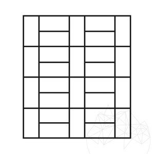 Travertine Classic PREMIUM Cross Cut Mat, 40,6 x 20,3 x 1,2 cm