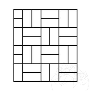 Trawertyn Silver Cross Cut Mat, 61 x 30,5 x 1,2 cm