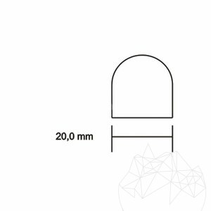 Klasyczna listwa trawertynowa M1, 2 x 2 x 30,5 cm