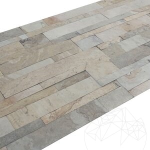 Elastyczny panel Slate SKIN Express - Tan, 60x15 cm | Idealny do okładzin zewnętrznych/wewnętrznych