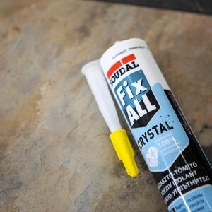 Elastyczny klej do łupków - Soudal FIX ALL Crystal, 290 ml (przezroczysty)