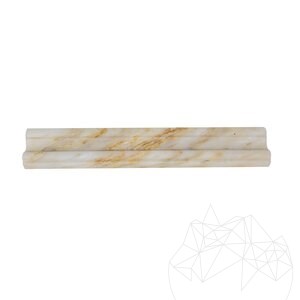 Bagheta M17 Marmura Arabescato Oro, 4,8 x 30,5 cm