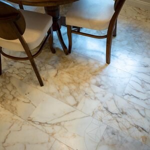 Marmura Arabescato Oro Polisata, 60 x 30 x 2 cm (Translucent)