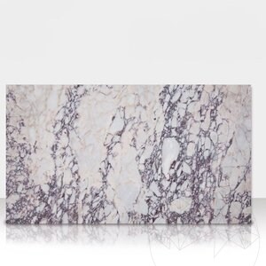 Arabescato Violet polerowany marmur 60 x 30 x 2 cm (półprzezroczysty)