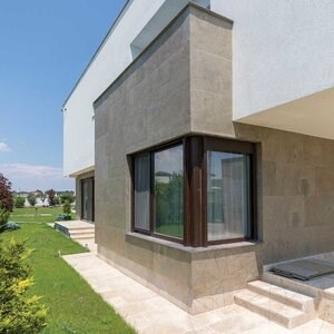 Elastyczny łupek SKIN Ultra-Flex 2 mm - złoty, 122 x 61 cm | Kamień na ściany, meble, elewacje i do stref mokrych