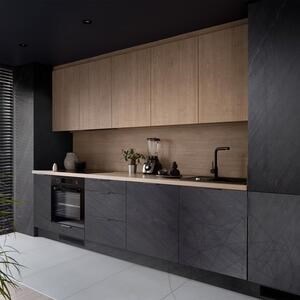 Elastyczny kamień łupkowy SKIN MicroStone 1mm - Black Line, 244 x 122 cm | Ultra-elastyczny kamień na ściany, meble