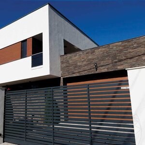 Slate Panel Multi Stripes, 15 x 60 cm
