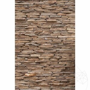 Paski 3D Slate Rusty Brown | Kamień dekoracyjny do okładzin pionowych, zewnętrznych i wewnętrznych (10-12/paleta)