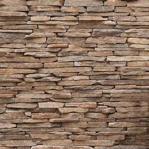 Paski 3D Slate Rusty Brown | Kamień dekoracyjny do okładzin pionowych, zewnętrznych i wewnętrznych (10-12/paleta)