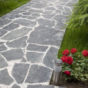 Laguna Green Polygonal Slate - kamień naturalny do wnętrz / na zewnątrz | Fronty, chodniki i chodniki