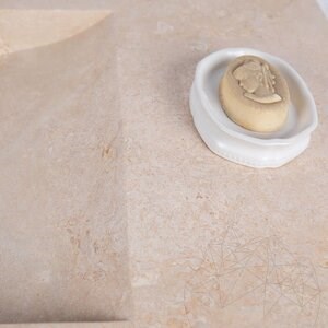 Zlewozmywak Arco Trawertyn Classic SSTS, 80 x 50 x 10 cm