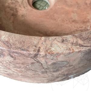 Umywalka łazienkowa Matia Red Opium Travertine RS-12 
