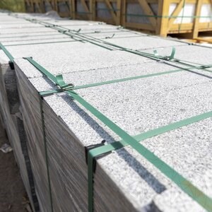 Obrzeże granitowe Bianco Sardo, 20 x 25 x 50 cm (Bizot 2 cm 1L)