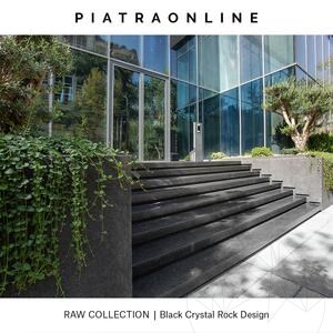 Black Crystal Rock Design 2CM