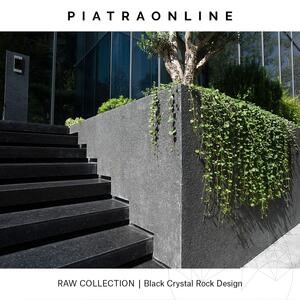 Black Crystal Rock Design 2CM