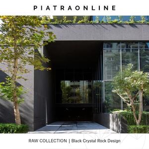 Black Crystal Rock Design 2CM