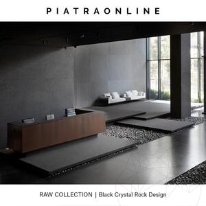 Black Crystal Rock Design 2CM