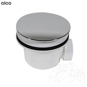 Syfon wannowy Alca Plast, chromowany