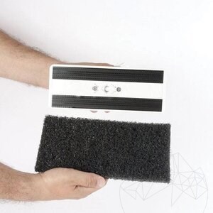 LTP Profesional Black Emulsifying Pad - Czyści teksturowane powierzchnie (usuwa brud, klej, fugi)
