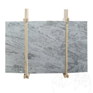 Calacatta Sky Polished Marble Slab, 2 cm