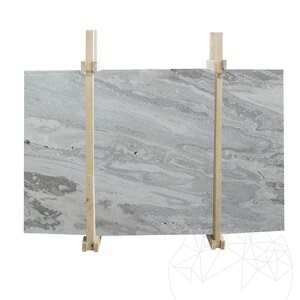 Calacatta Sky Polished Marble Slab, 2 cm
