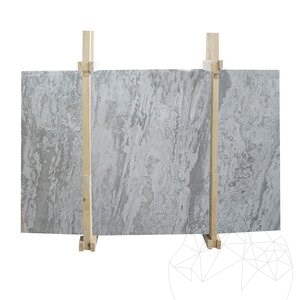 Calacatta Sky Polished Marble Slab, 2 cm