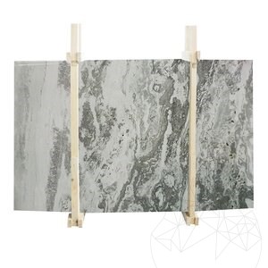 Calacatta Sky Polished Marble Slab, 2 cm