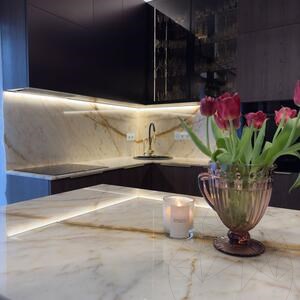 Calacatta Gold Polished Marble Slab, 2 cm
