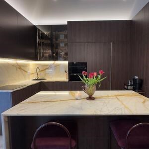 Calacatta Gold Polished Marble Slab, 2 cm