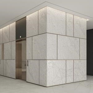 Carrara White Natural Design Płyta 2CM