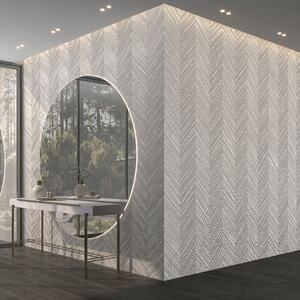 Carrara White Tile(Chevron Design) Płyta 2CM