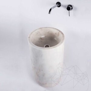 Zlewozmywak Tao Palos - Golden Arabescato Marble, 40 x 85 cm