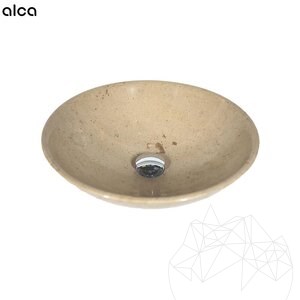 Alca Plast wentylator umywalkowy click/clack (mosiądz chromowany, 5/4", bez spłukiwania wstępnego, duży korek)