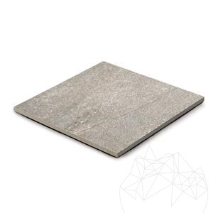 Kamień spiekany L'ALTRA PIETRA Etna Light Grey, 60 X 60 X 2 cm, R11 - Antypoślizgowy do użytku na zewnątrz