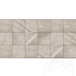 Kamień spiekany L'ALTRA PIETRA Etna Light Grey, 60 X 60 X 2 cm, R11 - Antypoślizgowy do użytku na zewnątrz