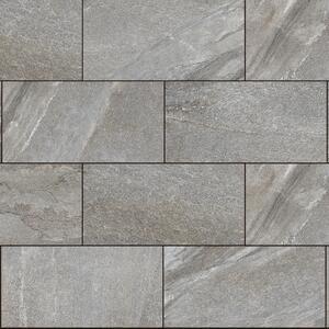 Kamień spiekany L'ALTRA PIETRA Etna Dark Grey, 40 X 80 X 2 cm, R11 - Antypoślizgowy do użytku na zewnątrz