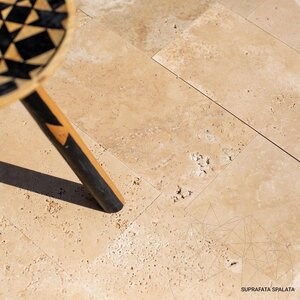 Trawertyn Classic Cross Cut Periat, 40,6 x 20,3 x 1,2 cm