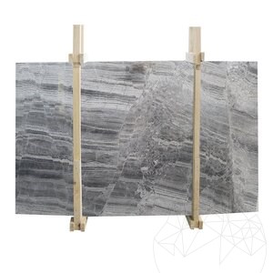 Galactic Grey Polished Marble Slab, 2 cm