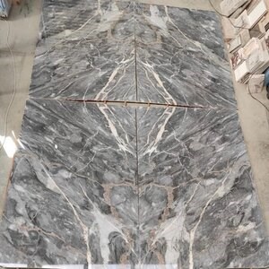 Golden Grey Polished Marble Slab 2 cm