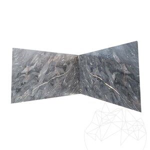 Golden Grey Polished Marble Slab 2 cm