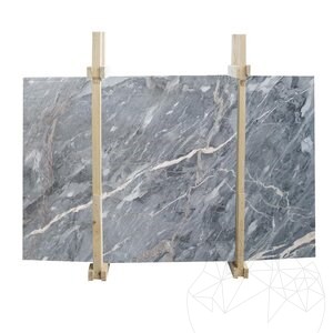 Golden Grey Polished Marble Slab 2 cm