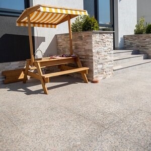 Granit Santa Rossa Fiamat, 60 x 60 x 1,8 cm