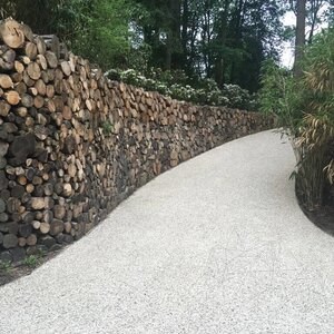 Profil o strukturze plastra miodu do stabilizacji żwiru, biały, 1176 x 764 x 32 mm
