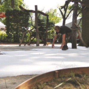 Profil Fix Lite honeycomb - L - do stabilizacji żwiru, czarny, rozkładówka 120 x 80 x 2,6 cm