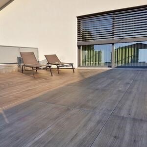 Kamień spiekany L'ALTRA PIETRA Harena Holz Marrone, 40 X 120 X 2 cm, R11 - Antypoślizgowy do użytku na zewnątrz