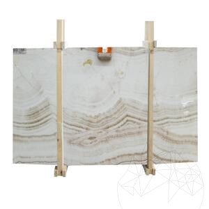 Płyta Onyx Bianco Vein Cut Polished, 2 cm