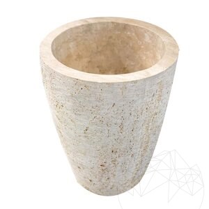 Ławka ogrodowa Romano Travertin Classic Natur, 60 x 50 x 50 cm