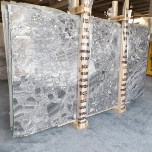 Slabs Marble Upper Grey Polished, 2 cm